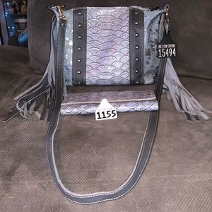 Holy Cow Couture Leather and Hide Bag & Wallet!